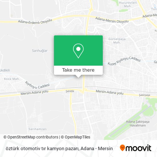 öztürk otomotiv tır kamyon pazarı map