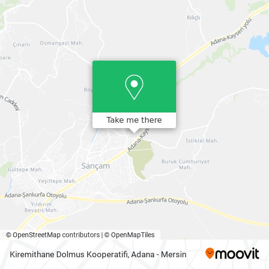 Kiremithane Dolmus Kooperatifi map