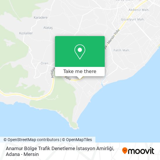 Anamur Bölge Trafik Denetleme İstasyon Amirliği map