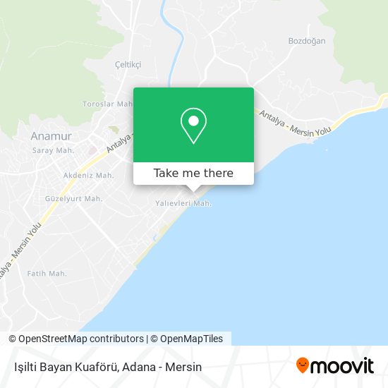 Işilti Bayan Kuaförü map