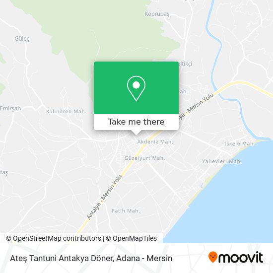 Ateş Tantuni Antakya Döner map