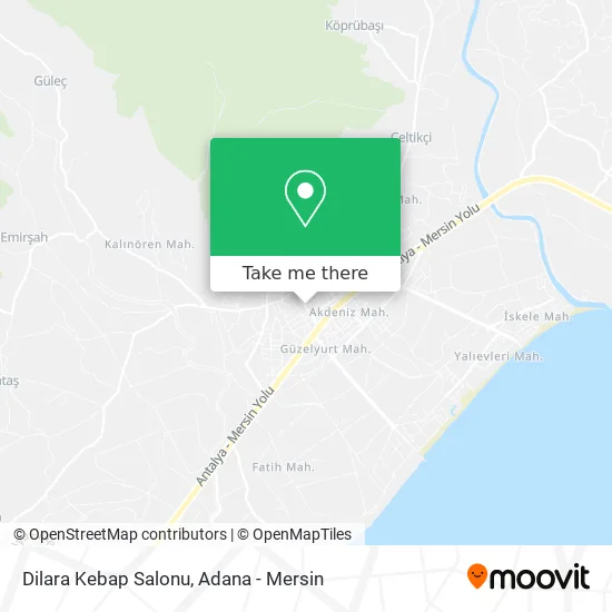 Dilara Kebap Salonu map