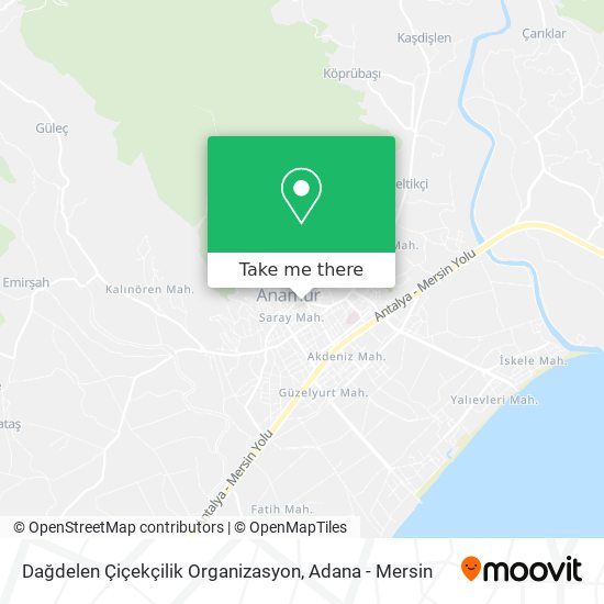 Dağdelen Çiçekçilik Organizasyon map