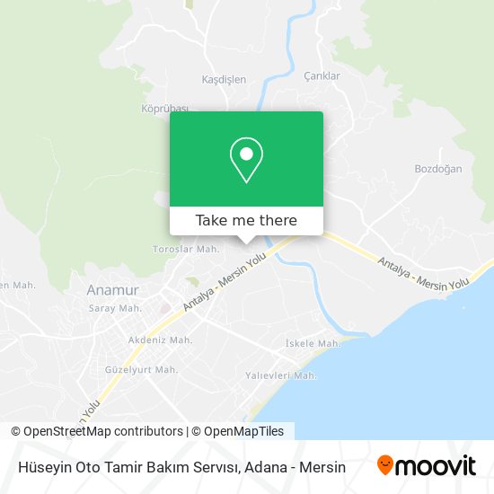 Hüseyin Oto Tamir Bakım Servısı map