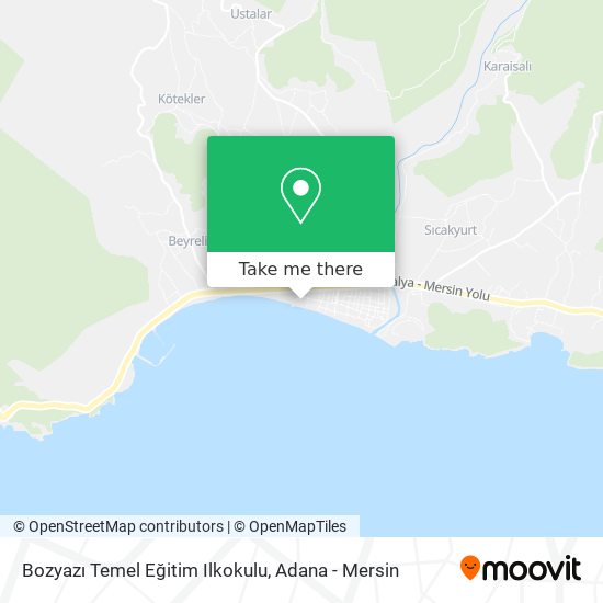 Bozyazı Temel Eğitim Ilkokulu map