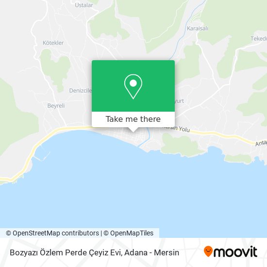Bozyazı Özlem Perde Çeyiz Evi map