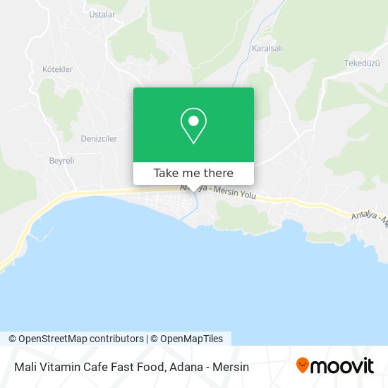 Mali Vitamin Cafe Fast Food map