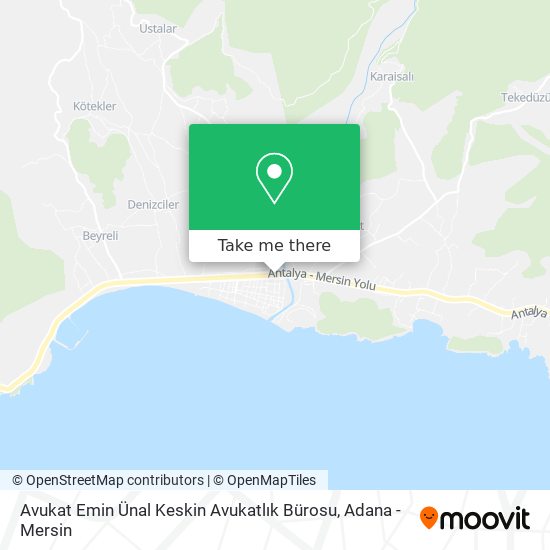Avukat Emin Ünal Keskin Avukatlık Bürosu map