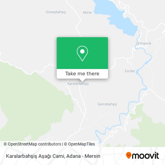 Karalarbahşiş Aşağı Cami map