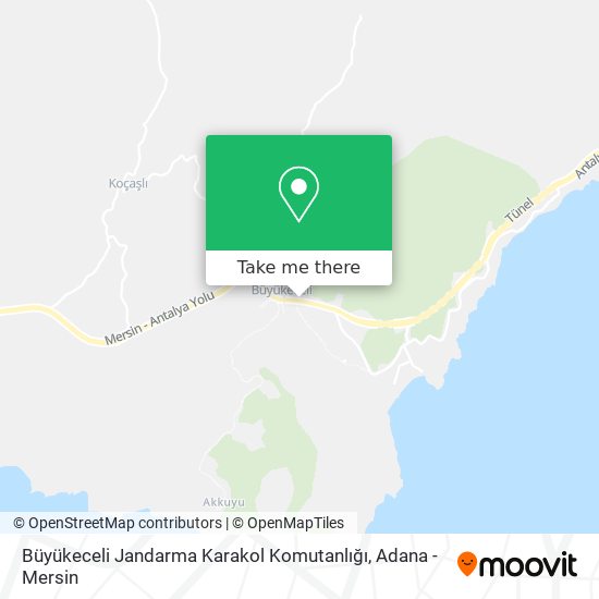 Büyükeceli Jandarma Karakol Komutanlığı map