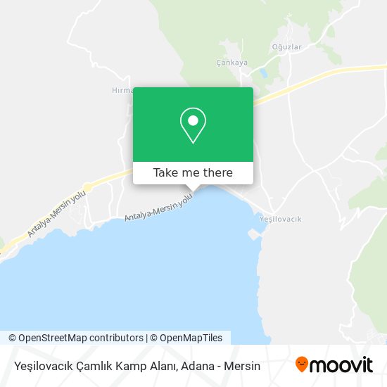 Yeşilovacık Çamlık Kamp Alanı map