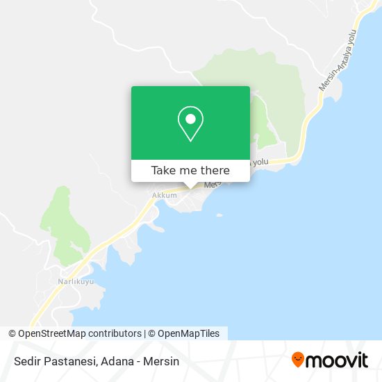 Sedir Pastanesi map