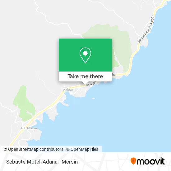 Sebaste Motel map