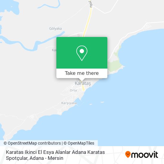 Karatas Ikinci El Esya Alanlar Adana Karatas Spotçular map