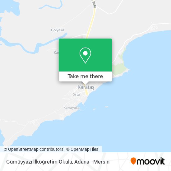 Gümüşyazı İlköğretim Okulu map