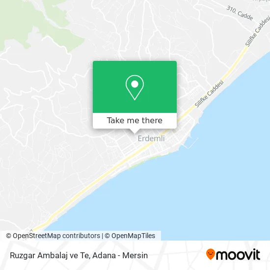 Ruzgar Ambalaj ve Te map