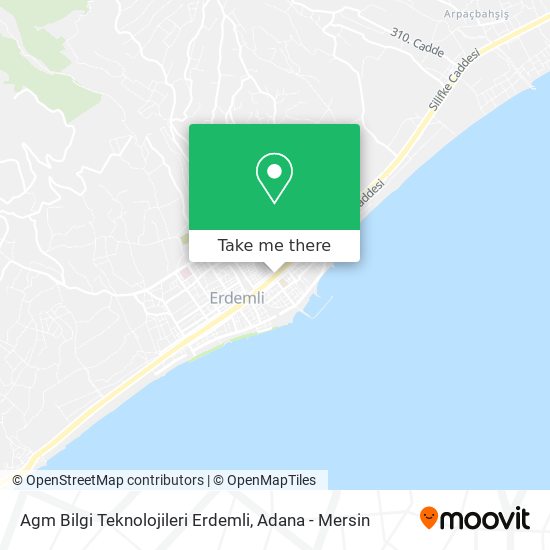 Agm Bilgi Teknolojileri Erdemli map