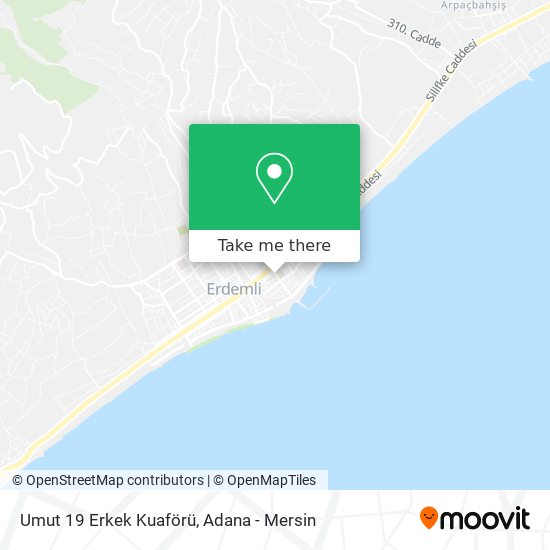 Umut 19 Erkek Kuaförü map