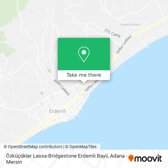 Özküçükler Lassa-Bridgestone Erdemli Bayii map