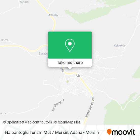 Nalbantoğlu Turizm Mut / Mersin map