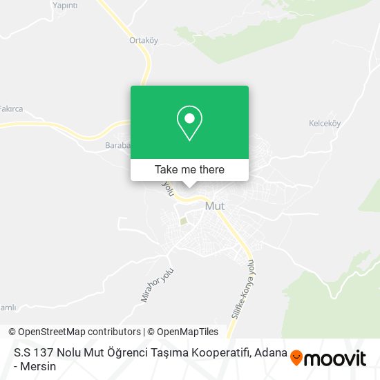 S.S 137 Nolu Mut Öğrenci Taşıma Kooperatifi map