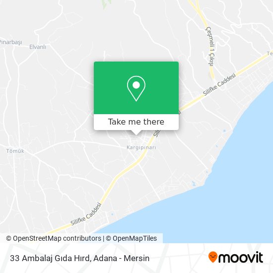 33 Ambalaj Gıda Hırd map