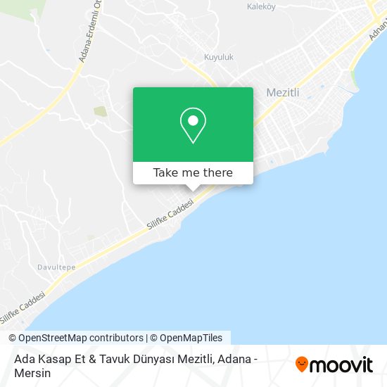 Ada Kasap Et & Tavuk Dünyası Mezitli map