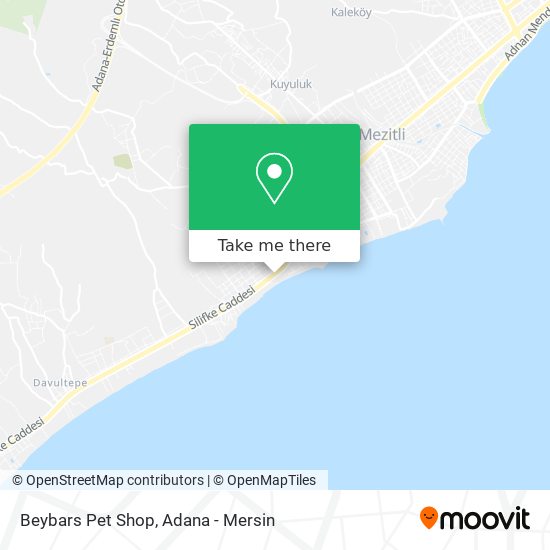 Beybars Pet Shop map