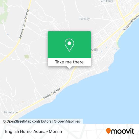 Englısh Home map