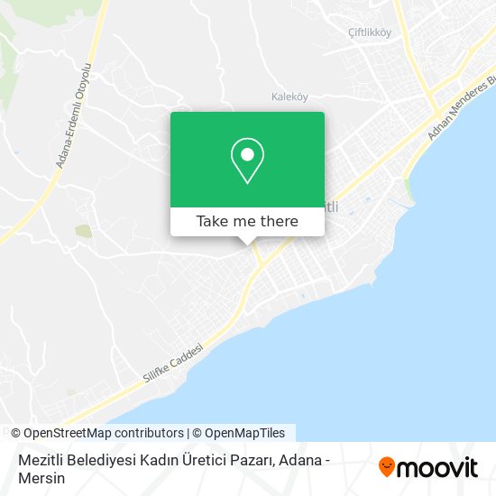 Mezitli Belediyesi Kadın Üretici Pazarı map