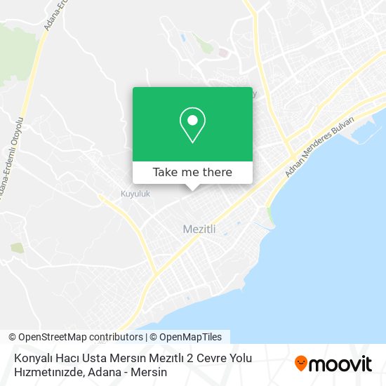 Konyalı Hacı Usta Mersın Mezıtlı 2 Cevre Yolu Hızmetınızde map