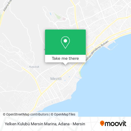 Yelken Kulubü Mersin Marina map