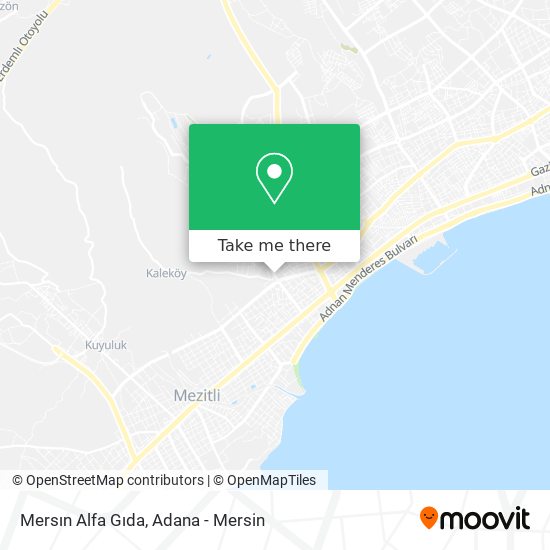 Mersın Alfa Gıda map
