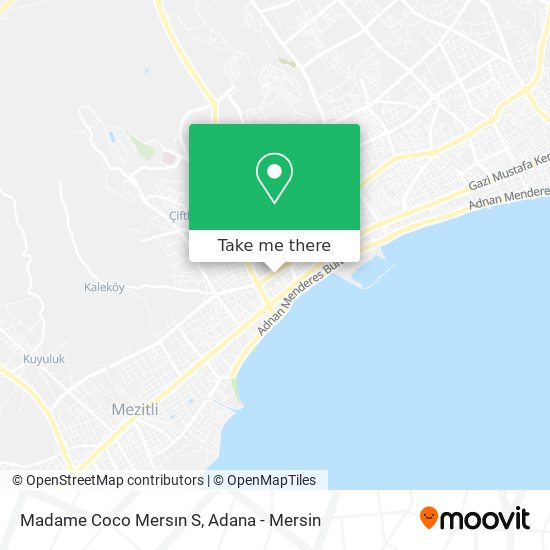 Madame Coco Mersın S map