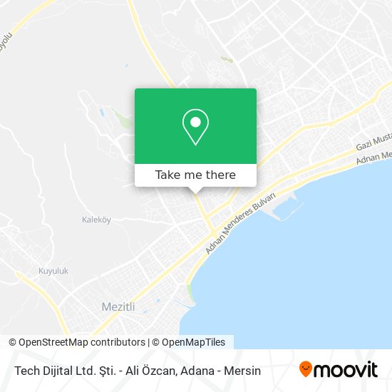 Tech Dijital Ltd. Şti. - Ali Özcan map