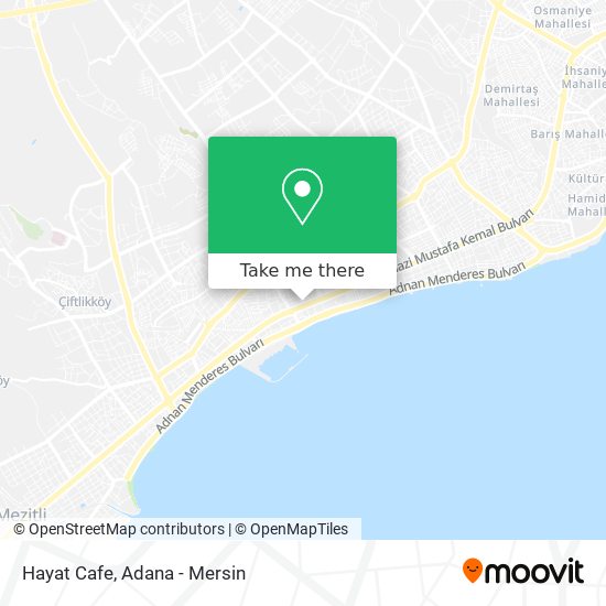 Hayat Cafe map