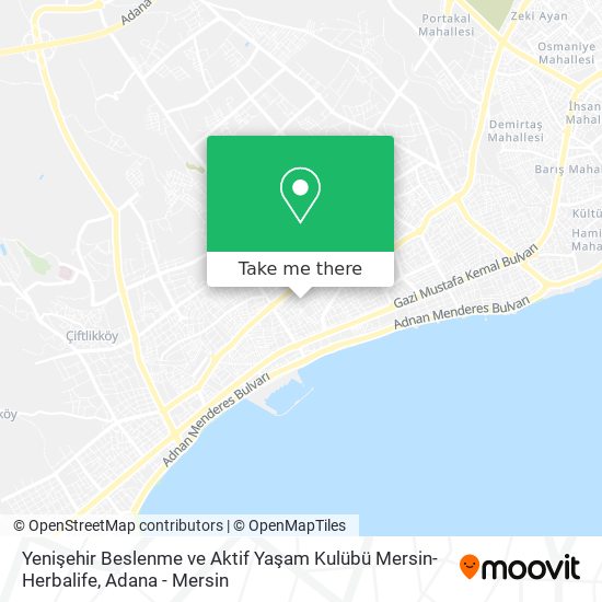 Yenişehir Beslenme ve Aktif Yaşam Kulübü Mersin-Herbalife map