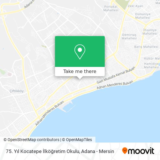75. Yıl Kocatepe İlköğretim Okulu map
