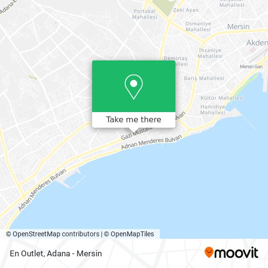 En Outlet map