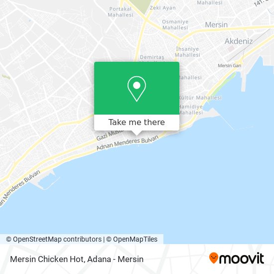 Mersin Chicken Hot map