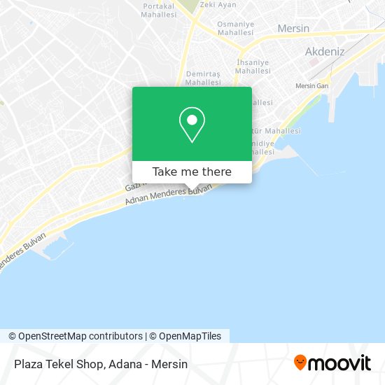 Plaza Tekel Shop map