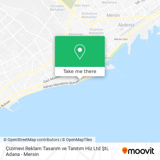 Çizimevi Reklam Tasarım ve Tanıtım Hiz Ltd Şti map