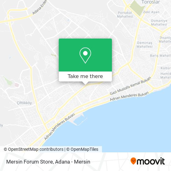 Mersin Forum Store map