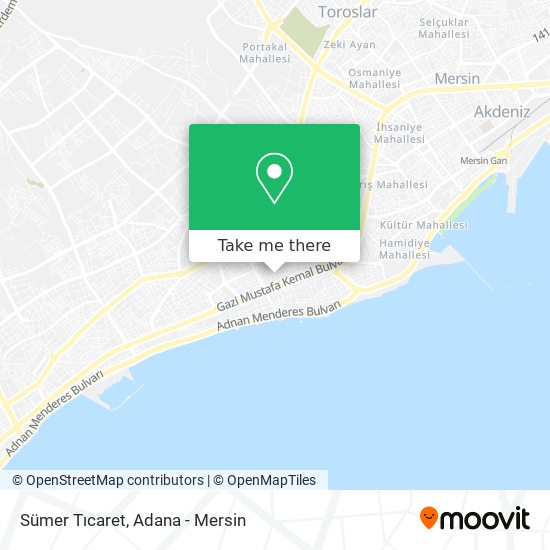 Sümer Tıcaret map