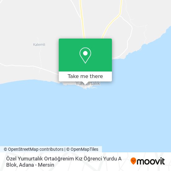 Özel Yumurtalık Ortaöğrenim Kız Öğrenci Yurdu A Blok map