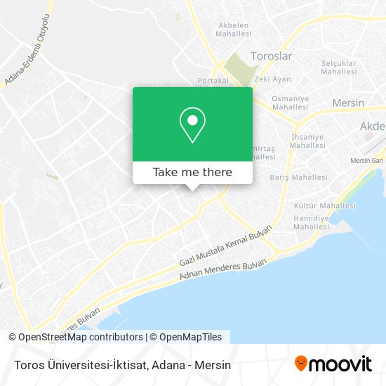 Toros Üniversitesi-İktisat map