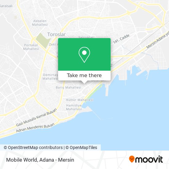 Mobile World map