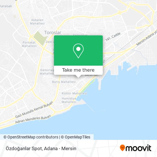 Özdoğanlar Spot map