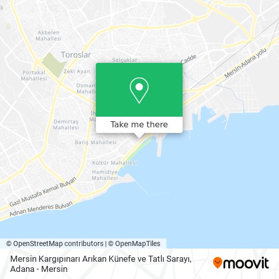 Mersin Kargıpınarı Arıkan Künefe ve Tatlı Sarayı map