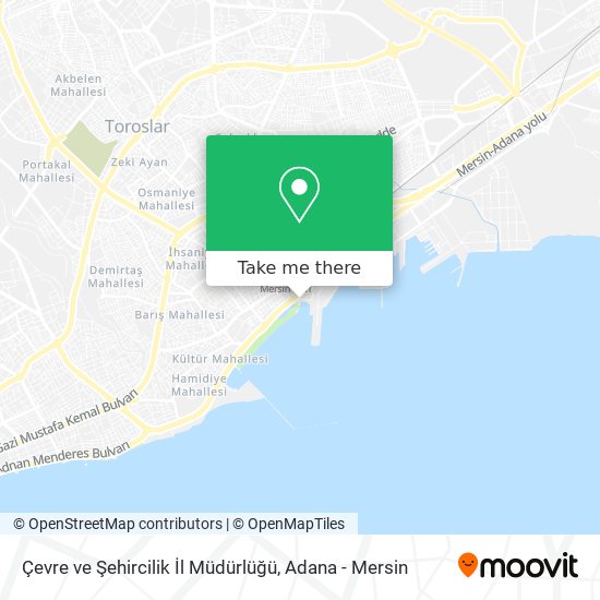 Çevre ve Şehircilik İl Müdürlüğü map